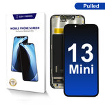 For iPhone 13 Mini Display + Module Pulled- Black