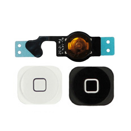For iPhone 5-Home Button- White
