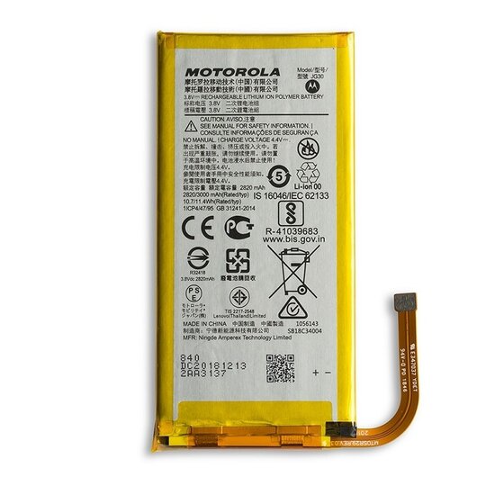 Motorola Moto G7 XT1962-Battery JG30- 3000mAh
