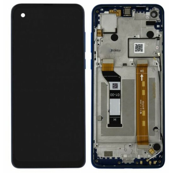 Motorola One Action-Display + Digitizer + Frame- Black