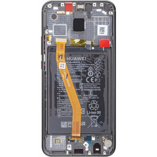 Huawei Mate 20 Lite SNE-LX1/ SNE-L21-Service Part Screen + Battery- Blacky- Blue