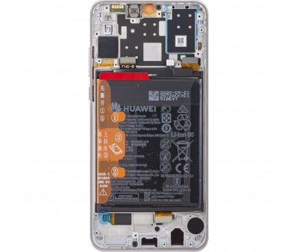 Huawei P30 Lite-LCD Display Module + Battery- White