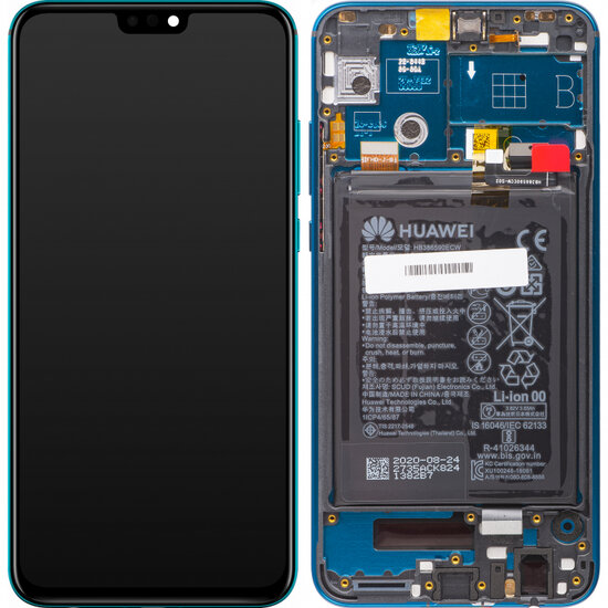 Huawei Honor 9X-LCD Display Module + Battery- Blue