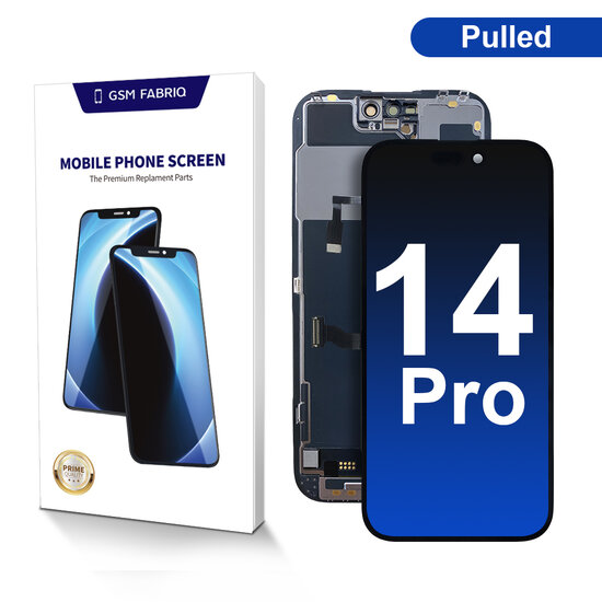 For iPhone 14 Pro Display + Module Pulled- Black