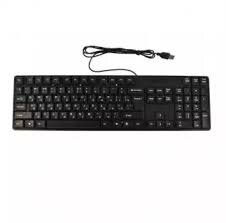TJ818 Wired Keyboard Black