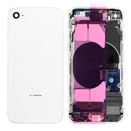 For iPhone SE 2020 Middle Frame Pulled (A) Complete With Parts - White