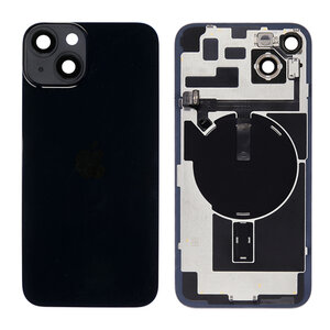 For iPhone 14 Plus Back Glass With Flex- Black